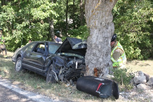 St. Clair Man Hurt When Car Strikes Tree
